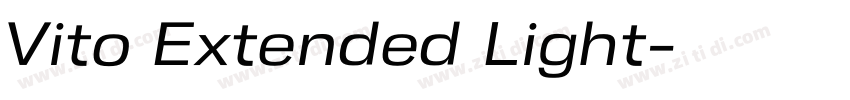 Vito Extended Light字体转换 Vito Extended Light字体转换